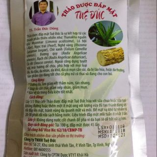 Mặt nạ thảo dược Tuệ Đức