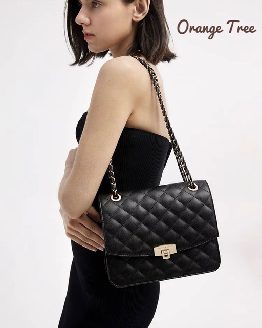 [FREESHIP 50K] Túi Đeo Chéo Túi Đeo Vai Nữ Trần Trám Vuông Khoá Gập Cao Cấp Ảnh Thật | BigBuy360 - bigbuy360.vn