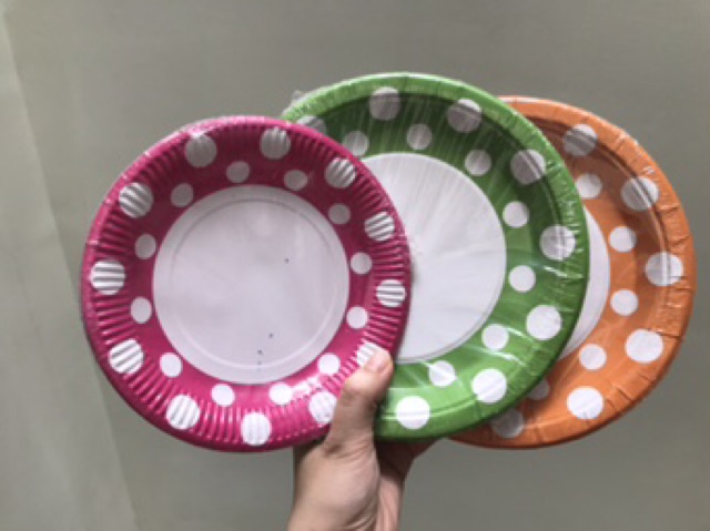 10 Dĩa giấy sinh nhật