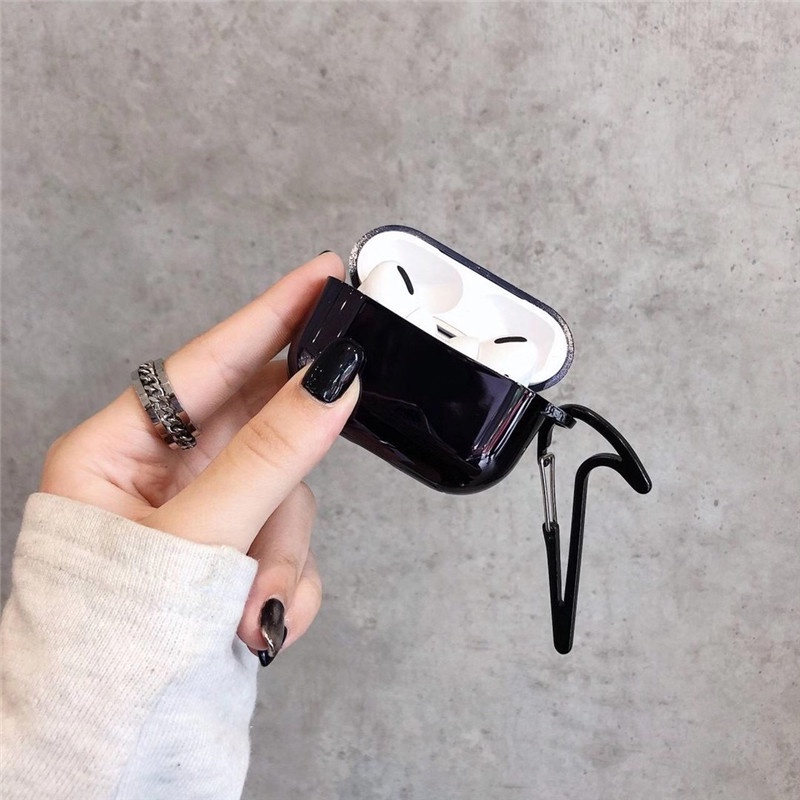 Ốp Case Bảo Vệ Tai Nghe Airpod 3/ Airpods Pro Vỏ Mạ Tĩnh Điện Khóa Treo Hiện Đại