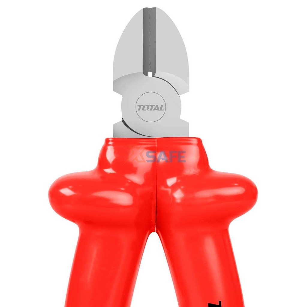 Kìm cắt cách điện 1000V TOTAL THTIP261 6 inch Kềm cắt thép C-rV siêu bền cứng cắt tuốt dây điện kháng điện cao thế 1000V