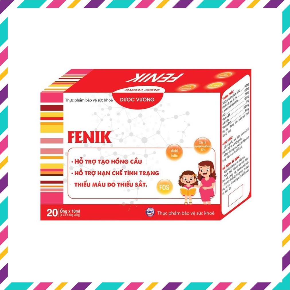 FENIK – Thực phẩm bổ máu bổ sung sắt, Vitamin