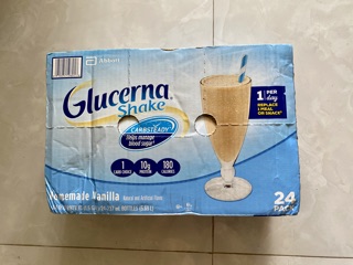 [HSD 02/2021] THÙNG 24 CHAI GLUCERNA NƯỚC 237ml