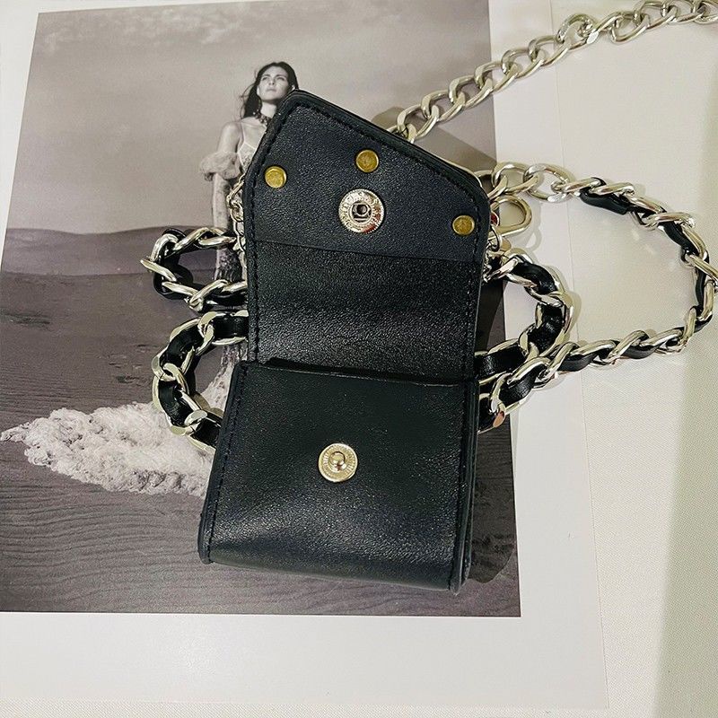 Dây Xích Màu Đen Đeo Hông Bằng Kim Loại Thời Trang Mùa Hè Cho Nữ