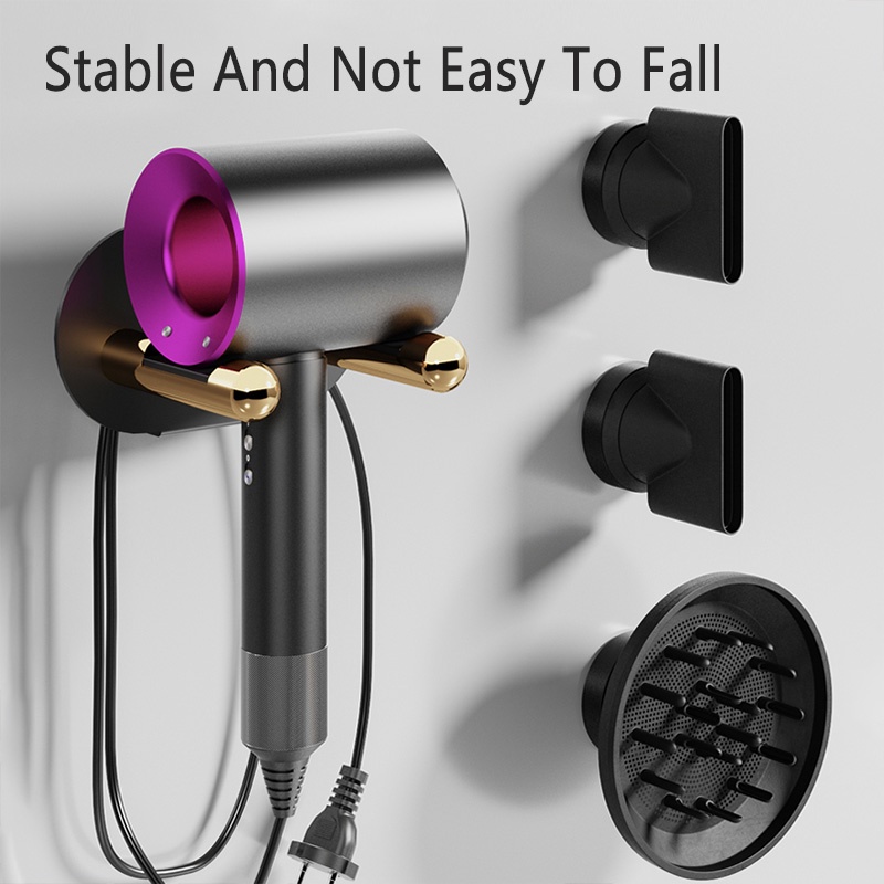 Giá đỡ máy sấy tóc MEIDOO gắn tường bằng nhôm cao cấp