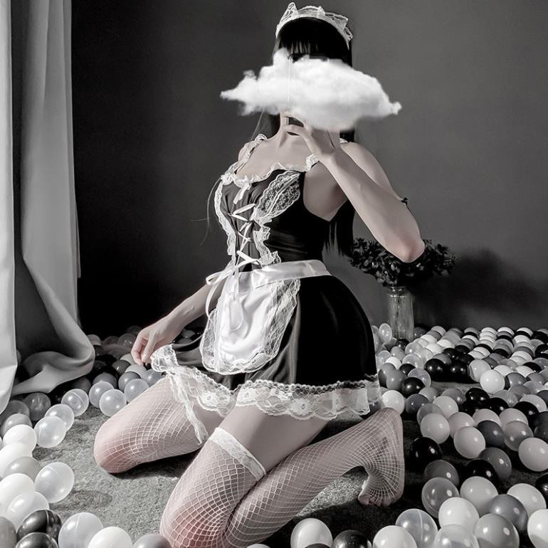 Đồ ngủ sexy bộ đồ cosplay nàng hầu gái ngây thơ gợi cảm 437 | BigBuy360 - bigbuy360.vn