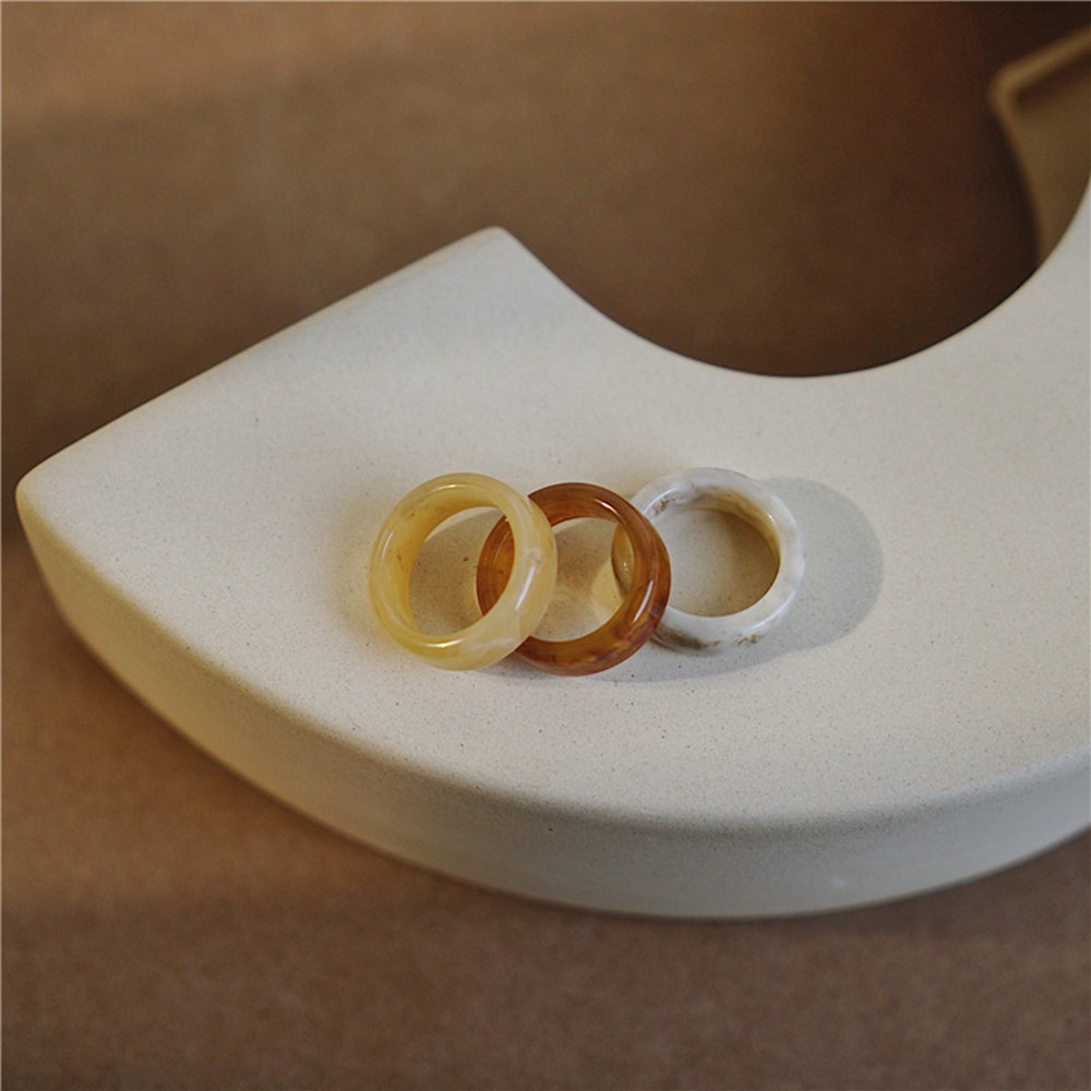 Nhẫn Đeo Tay Kim Loại Đính Đá Vintage Cho Nữ