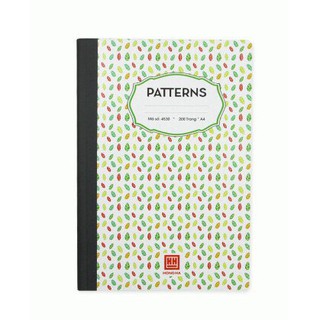 Sổ kẻ ngang Hồng Hà 200 trang Patterns (4530)