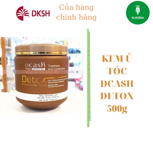 KEM Ủ TÓC DCASH DETOX 500g Suôn Mượt Dưỡng Tóc