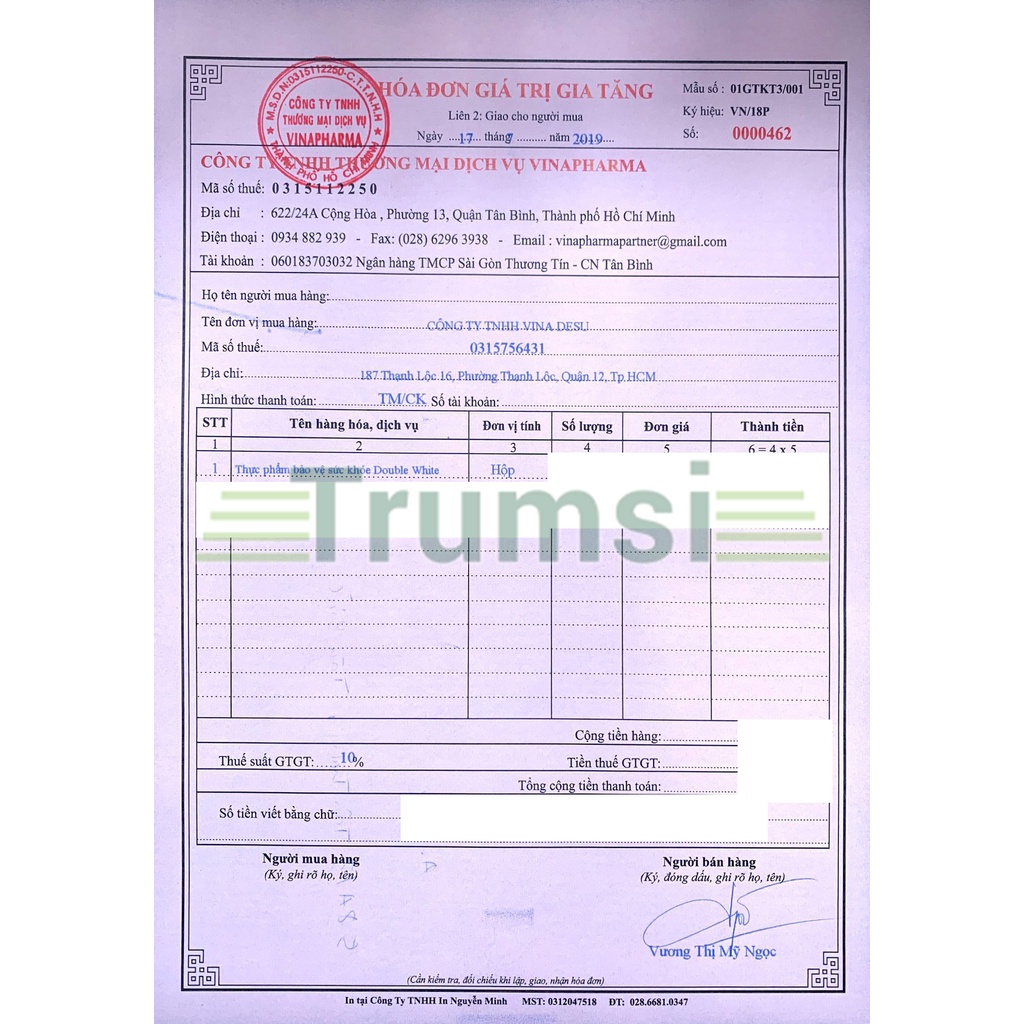 Viên Uống Trắng Da Toàn Thân Double White Giúp Đẹp Da Giảm Nám Chống Nắng Và Ngăn Ngừa Lão Hoá Nhập Khẩu Chính Hãng USA | Thế Giới Skin Care