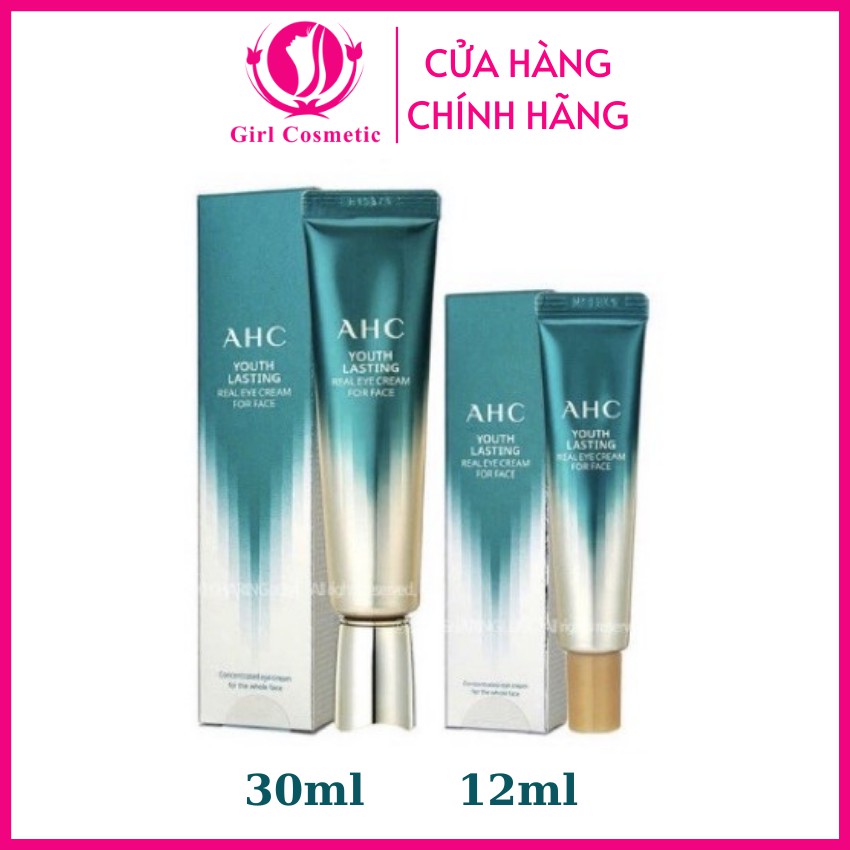 [Mã INCU1708 hoàn 15K xu đơn 50K] Kem dưỡng mắt AHC giúp ngăn ngừa lão hóa, chống thâm quầng mắt hiệu quả