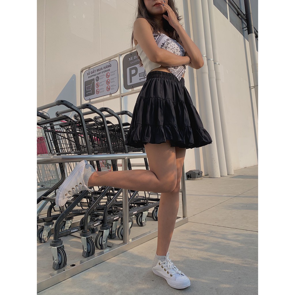 chân váy voan tầng dáng ngắn sk108 1994CLOSET | BigBuy360 - bigbuy360.vn