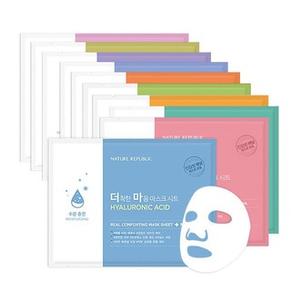 Mặt Nạ Dưỡng Trắng Da, Cấp Ẩm Siêu Mịn Màng Nature Republic Real Comforting Mask Sheet 24g (100% Korea)