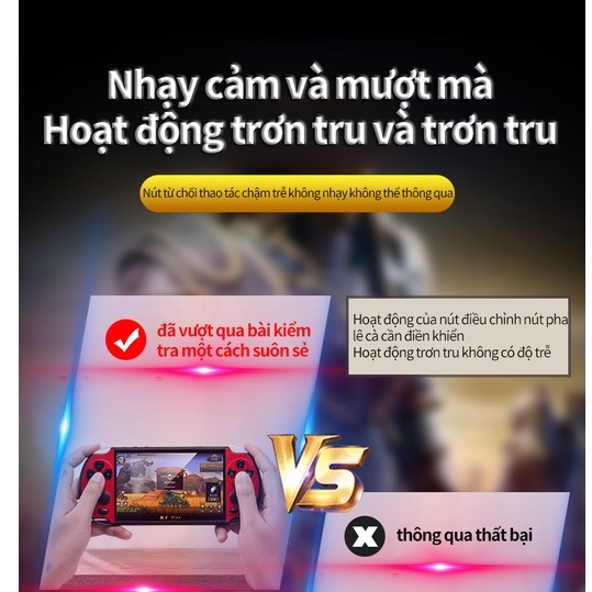 Máy chơi game  X7 Plus máy chơi game màn hình lớn 5.1 inch 8G  HD Giải trí  Chip trò chơi chuyên nghiệp