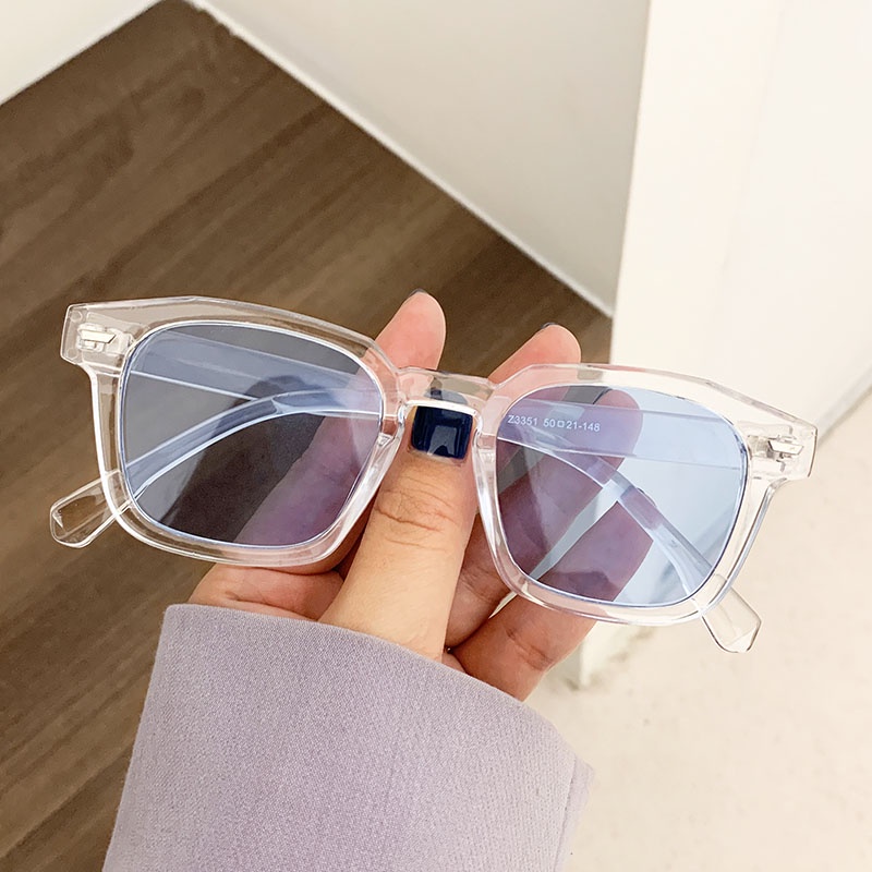 Kính Mát Hình Chữ Nhật Nhiều Màu Sắc Phong Cách Hàn Quốc Thời Trang Unisex