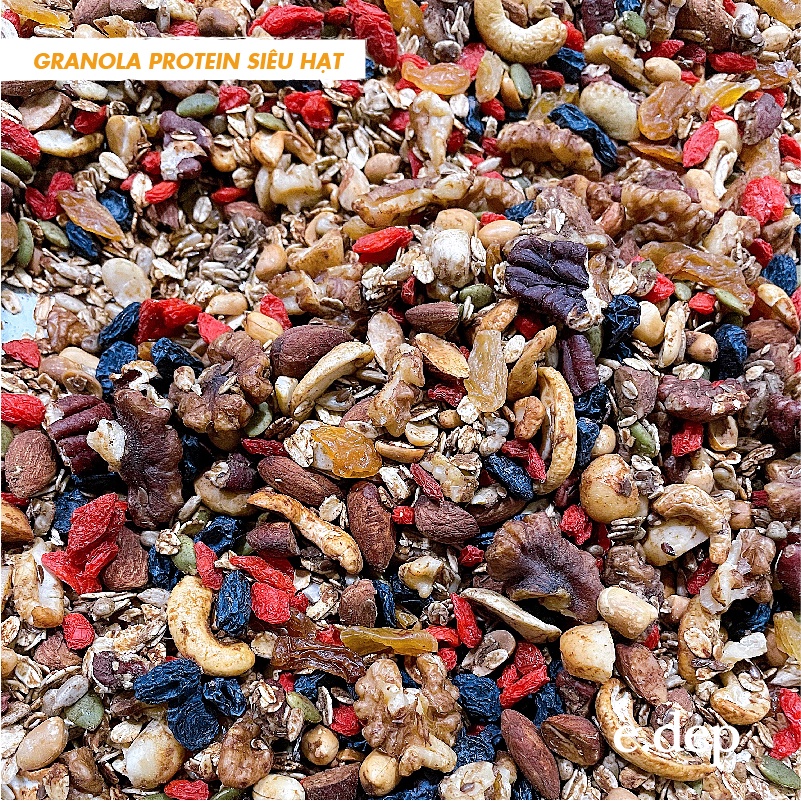 Quà tặng set 4 Granola ăn kiêng siêu hạt, Eat Clean & Low Carb giàu chất béo tốt | BigBuy360 - bigbuy360.vn