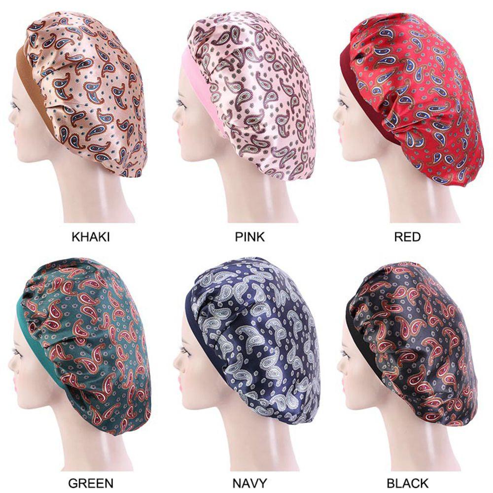 Mũ Trùm Đầu Khi Tắm Bằng Satin Co Giãn Thoải Mái Cho Nữ