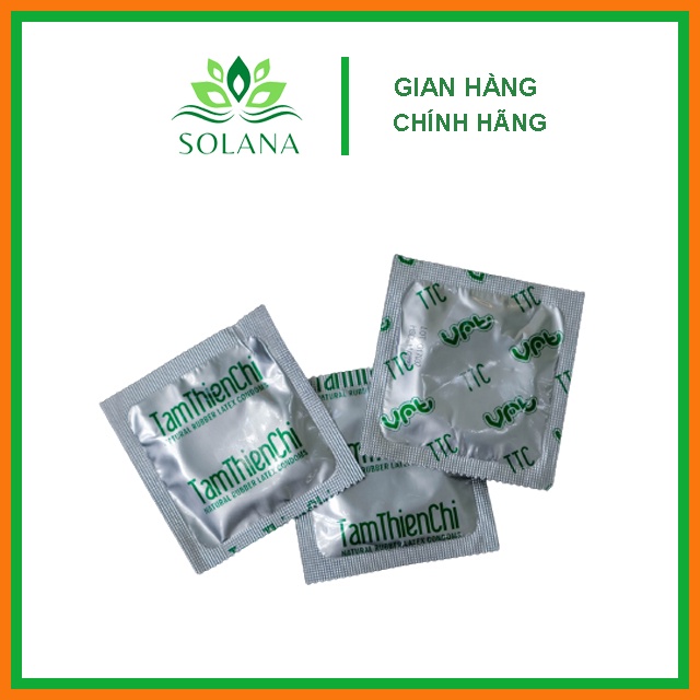 15 Cái Bao Cao Su Tâm Thiện Chí Gia Đình nhiều chất bôi trơn SOLANA