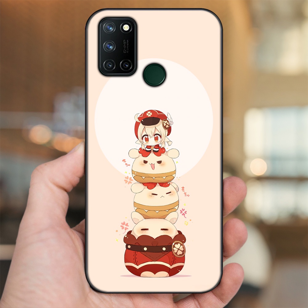 Ốp lưng Realme C17, 7i viền đen in hình Klee Genshin Impact