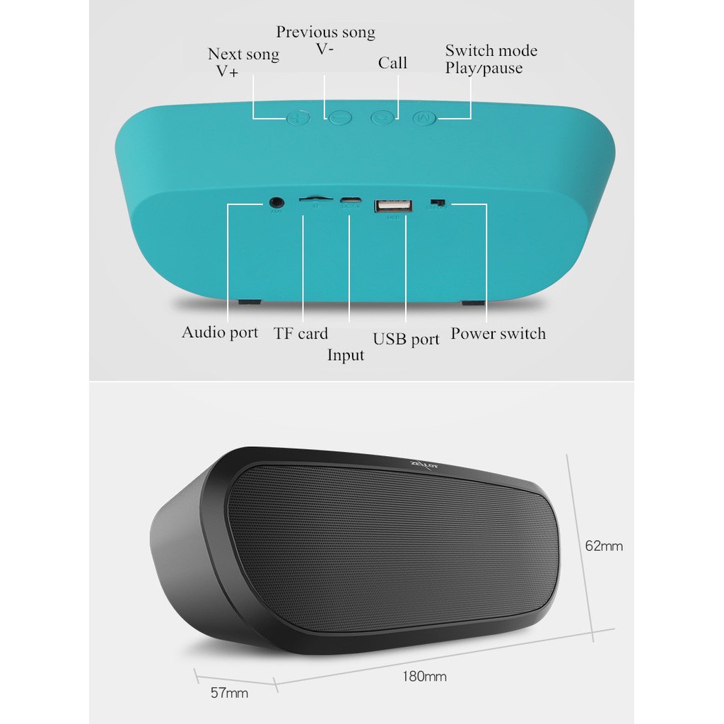Loa Bluetooth Zealot S9 nghe nhạc ngoài trời