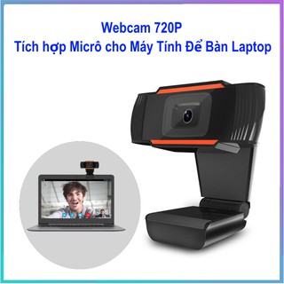 Webcam 720P Tích Hợp Micro Cho Máy Tính Để Bàn Laptop