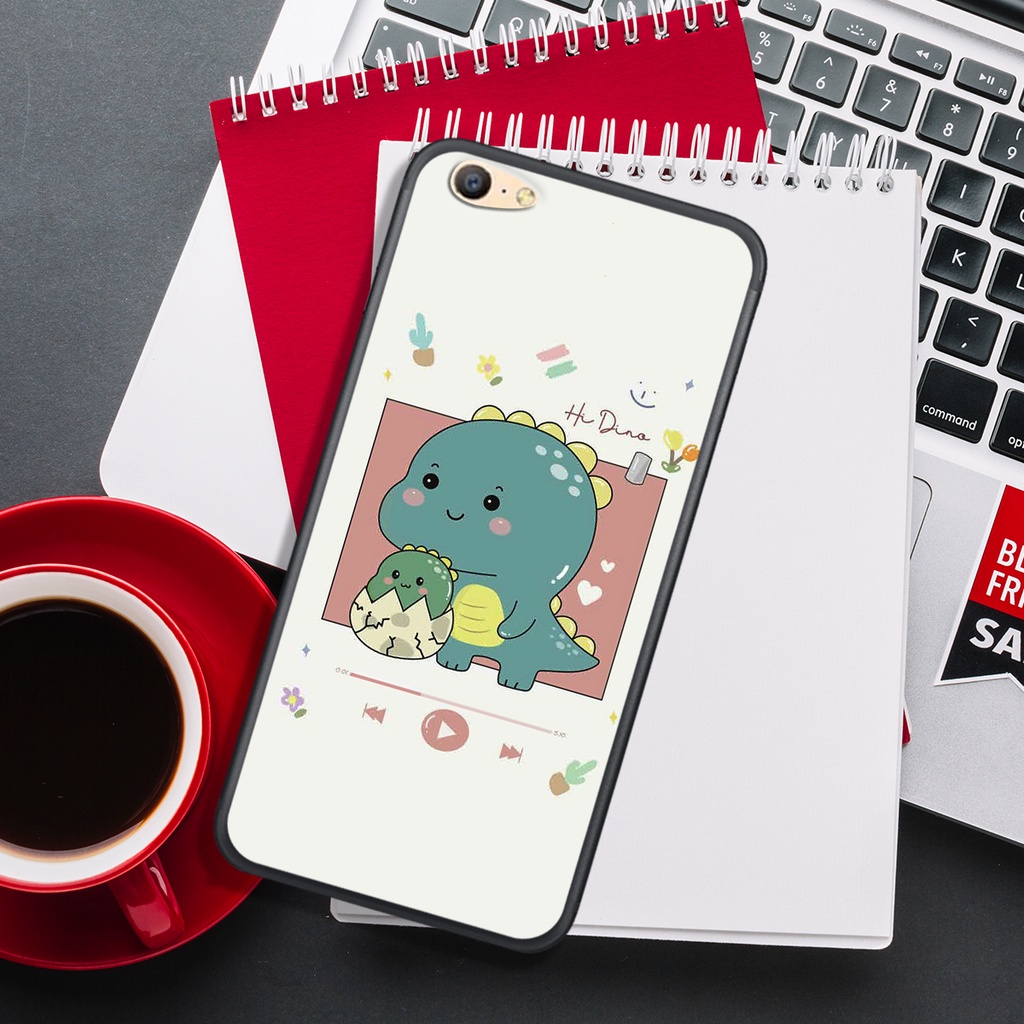 [HOT]ỐP OPPO A33 - A37 - F1 Plus - A39 - A57  , IN HÌNH KHỦNG LONG CHIBI SIÊU DỄ THƯƠNG.