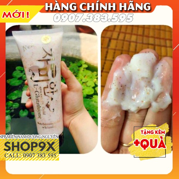 Gel Tẩy Tế Bào Chết Toàn Thân L-GLUTATHIONE + Tặng Quà