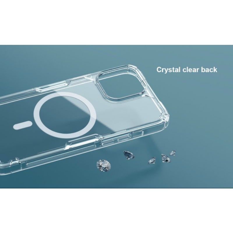 Ốp lưng trong chính hãng nillkin hỗ trợ sạc không dây cho iPhone 13 Pro Max/13 Pro/13