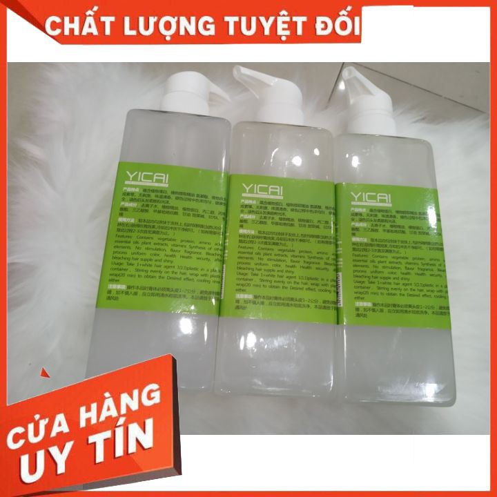 Bóc màu Đỏ Đen Yicai collagen 500ml giảm thiểu hư tóc  FREESHIP  cao cấp giúp sáng đều màu dai tóc, tối thiểu hư tổn