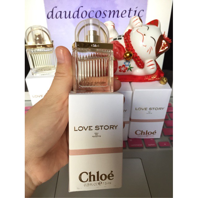 SHOP SBAY ĐÀ NẴNG [mini] Nước hoa Chloe Love Story EDT 7ml/Eau Sensuelle EDP 7,5ml