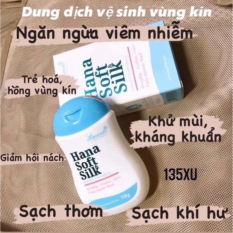 (Chính Hãng 100%) DUNG DỊCH VỆ SINH NAM NỮ HANAYUKI SOFT SILK