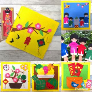 Sách vải Tết cổ truyền (Hình thật 100%)