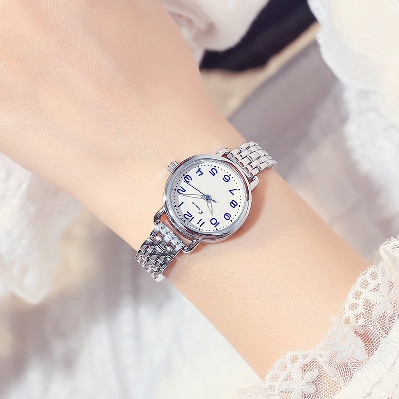 Đồng hồ nữ Kimio đẳng cấp sang trọng. Máy nhật dây thép lụa không gỉ chống nước KI01 - Boss Watch