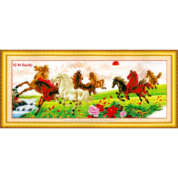 Tranh đính đá Mã đáo thành công VS013 - tự đính