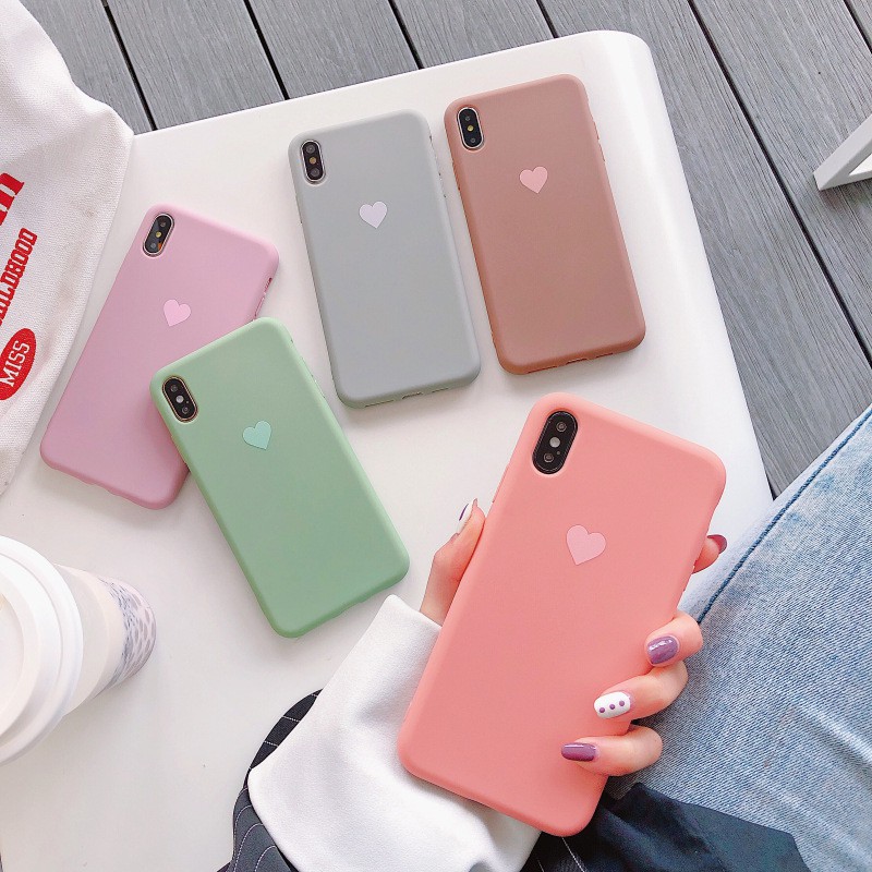 Ốp Lưng Trái Tim iP Dẻo | Từ 6 đến XS Max |