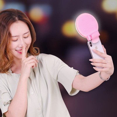 Đèn led tròn trợ sáng hỗ trợ chụp ảnh selfie chất lượng cao có thể sạc lại