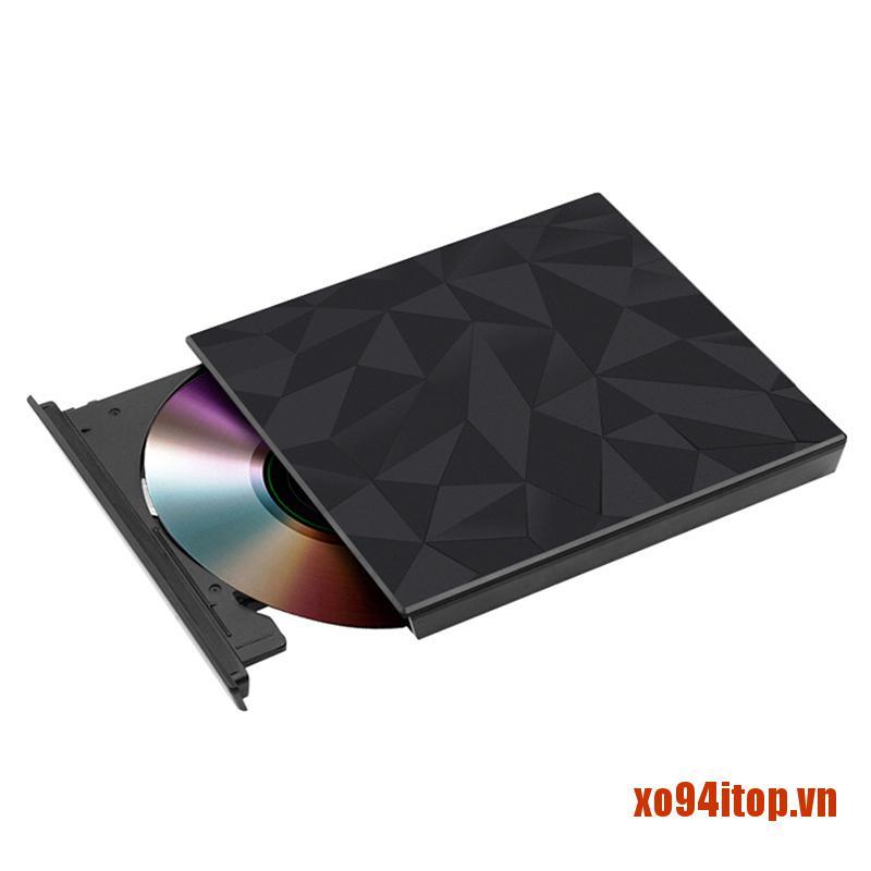 XOTOP USB 3.0 DVD Drive CD Burner Driver Drive-free High-speed Read-write Record