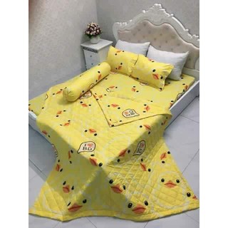 Sét ga gối + chăn hè poly - HÀNG LOẠI 1