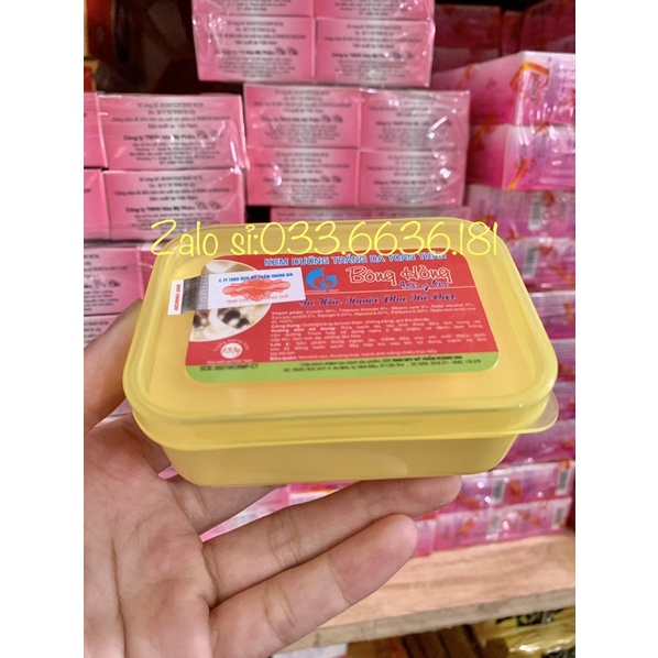 kem bông Hồng hoàng gia hủ vuông 100g (lẻ)