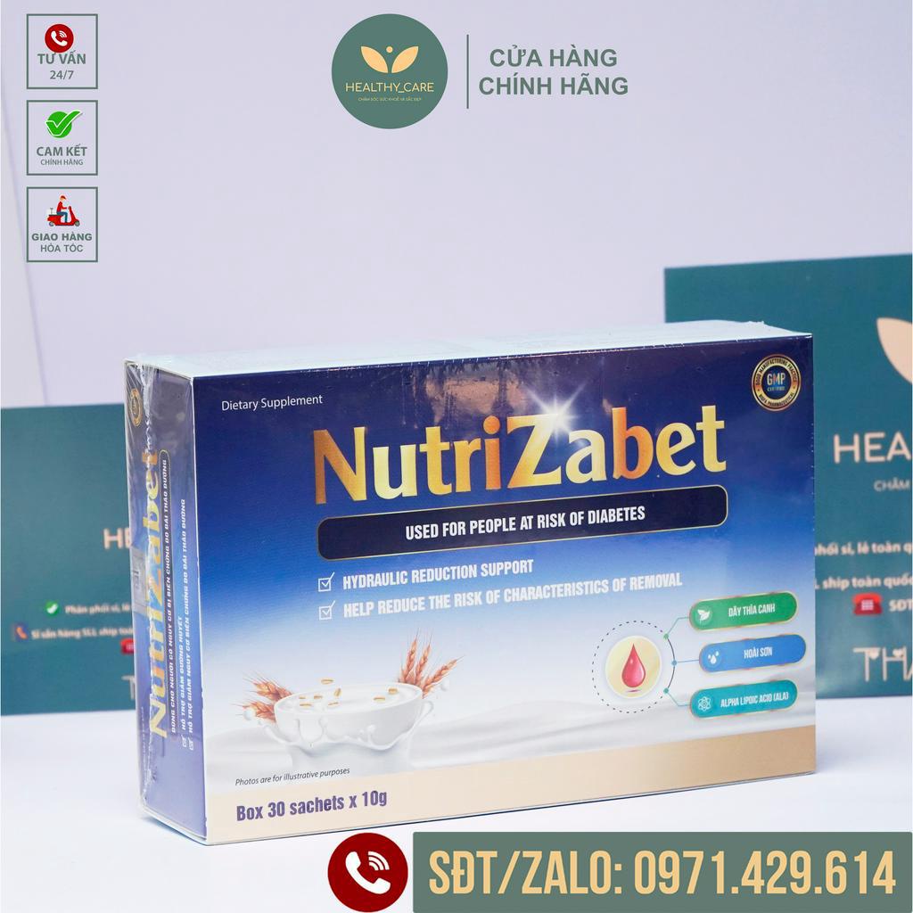 Sữa hạt tiểu đường Nutrizabet - Hỗ Trợ Giảm Đường Huyết - 30 Gói