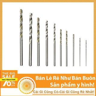 Hộp 10 chiếc mũi khoan mini 0.5 mũi khoan mạch điện tử khoan gỗ khoan đa năng