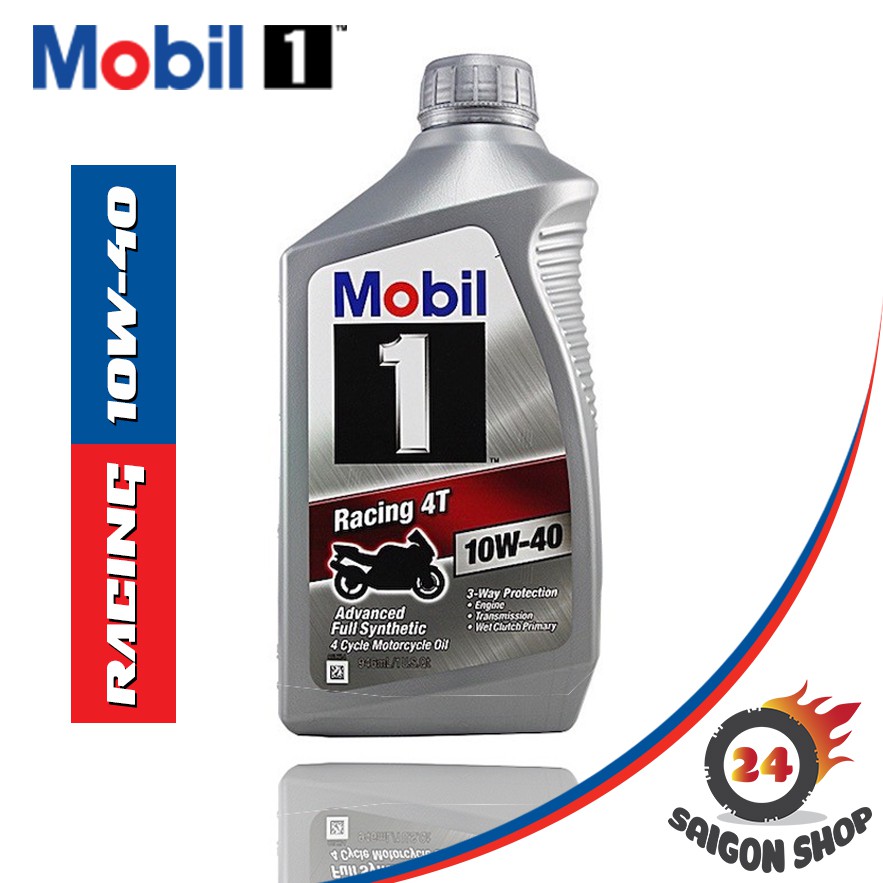 NHỚT MOBIL 1 RACING 4T 10W40 Tổng Hợp Toàn Phần