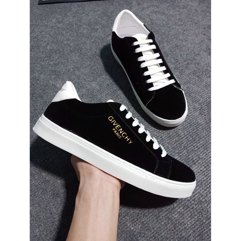 Giày Sneaker Nam Da Nỉ Đen in Chữ G.V.C full size 38-43