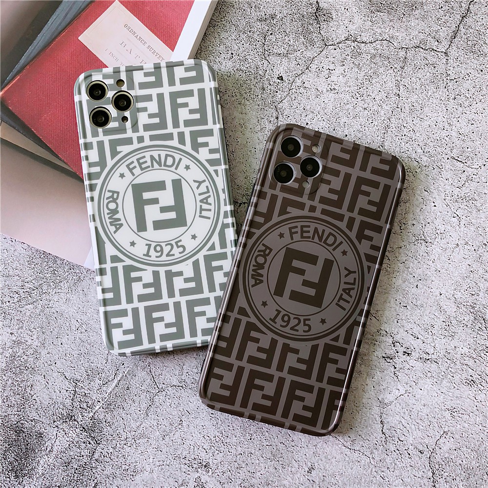 IPHONE Ốp Lưng Họa Tiết Chữ Fendi Cho Iphone12 Iphone7 / 8 / Se2 Iphone7Plus / 8plus Iphonex / Xs Max 11 Iphone11Pro Iphone11Promax 12 Iphone12Mini Iphone12Pro Iphone12Pro