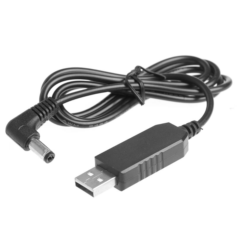 [Mã LIFE1603ALL giảm 10% đơn 0Đ] Cáp chuyển đổi USB DC 5V 2A sang 12V 0.6A 2.1x5.5mm tăng áp cho bộ định tuyến