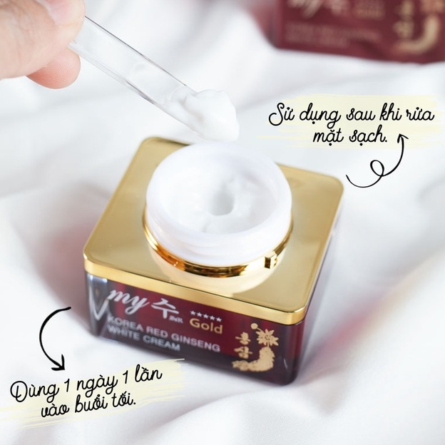 Kem Dưỡng Trắng Da Hồng Sâm My Gold Hàn Quốc 50ml Kem Dưỡng Chống Lão Hóa
