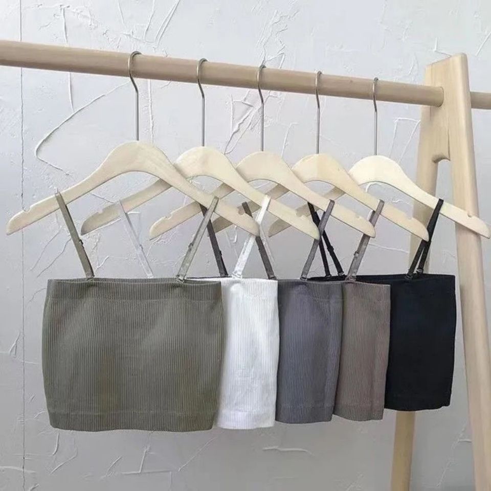 Áo ngực hai dây màu sắc đơn giản thời trang quyến rũ dành cho nữ