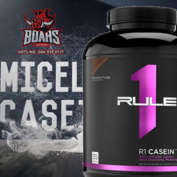 NUÔI CƠ BAN ĐÊM - RULE 1 CASEIN 4LBS - PROTEIN HẤP THU TRẢI DÀI, CHỐNG DỊ HOÁ CƠ