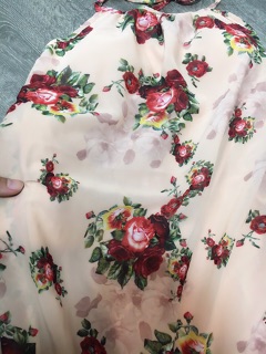 ĐẦM MAXI VOAN HOA CỔ YẾM