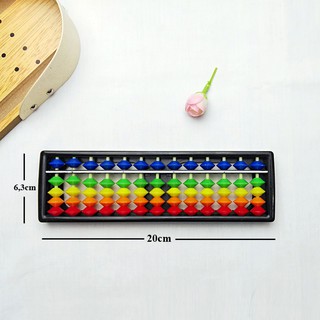 Bàn tính gẩy Soroban bẩy sắc màu
